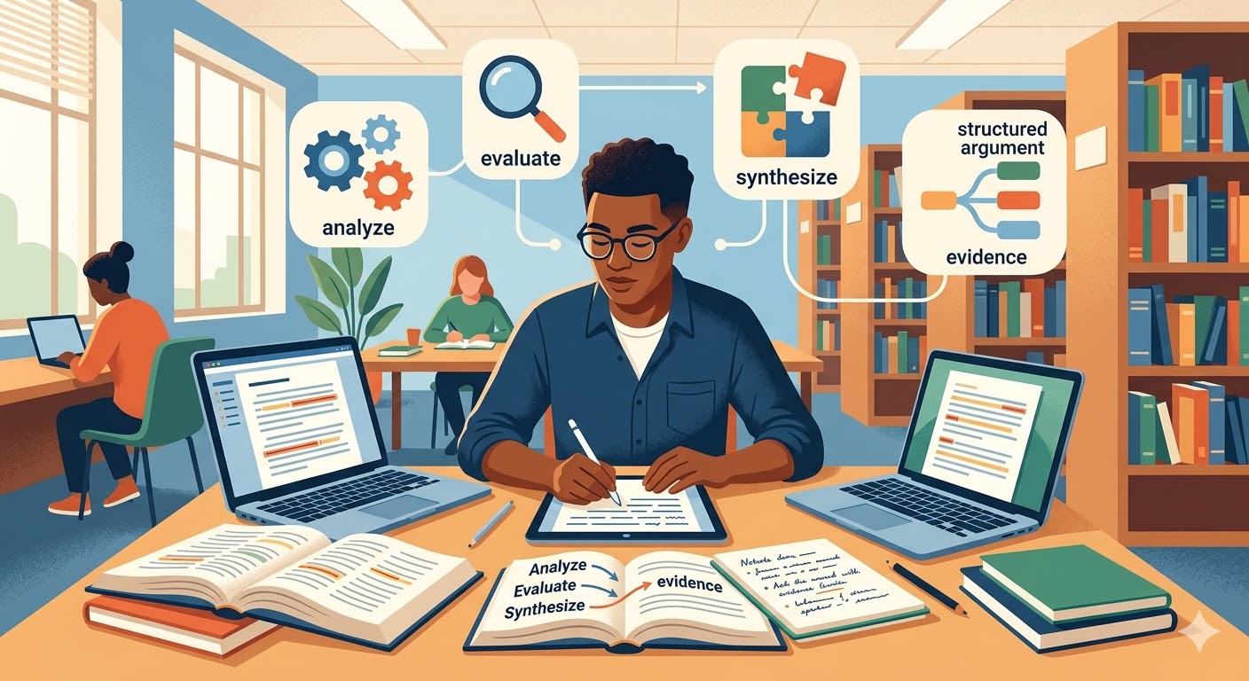 วิธีการเขียน Critical Essay พร้อมตัวอย่าง  ภาษาอังกฤษ