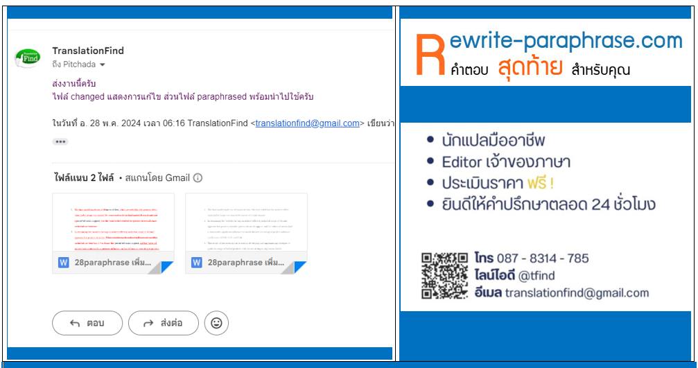 บริการ Humanize AI Essay และ Thesis ภาษาอังกฤษ