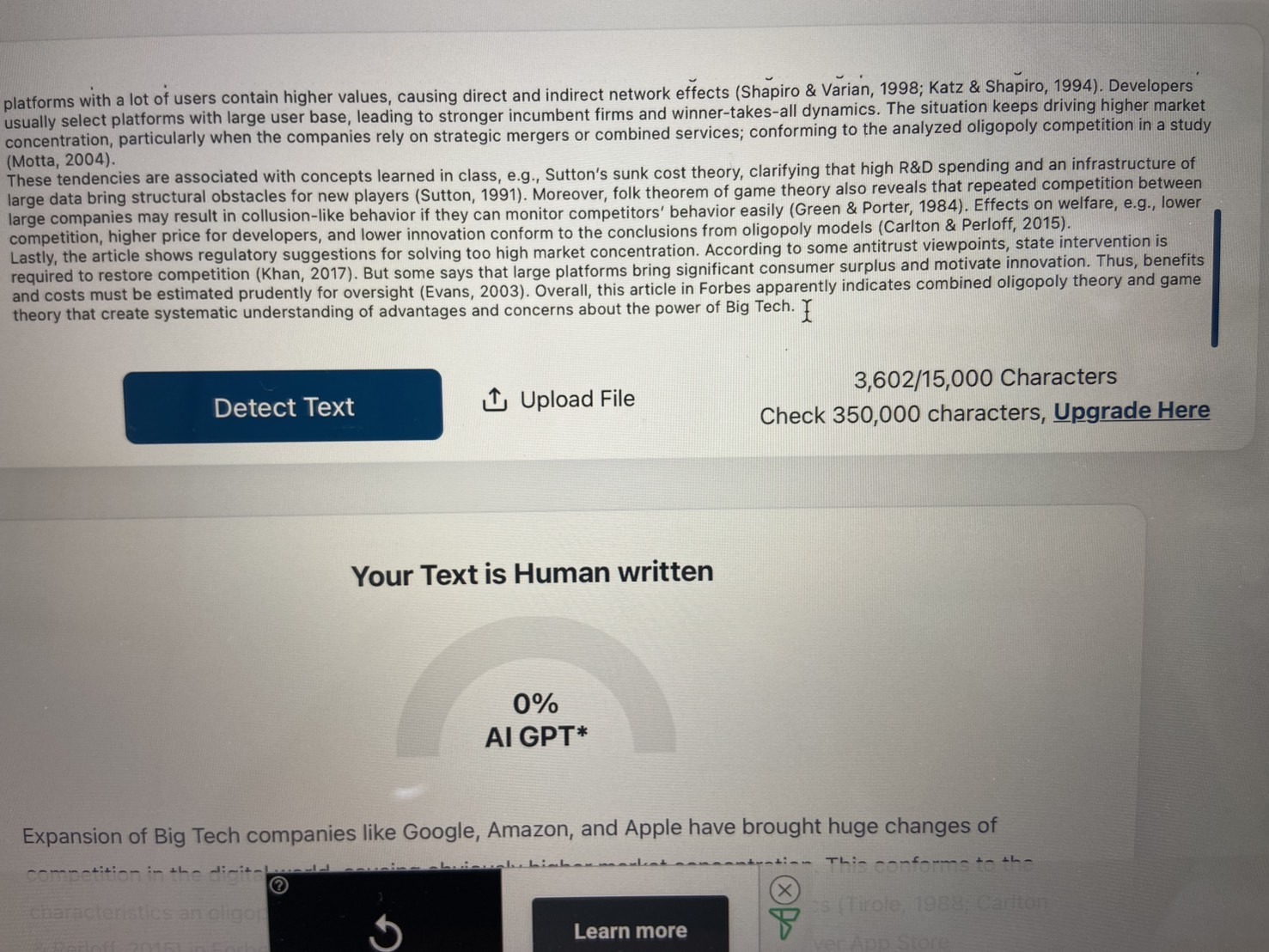ผลตรวจ AI Detector หลัง Humanize